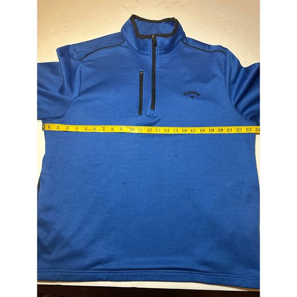 Callaway Thermal Soft 1/4 Zip Golf Pullover - Men's Large - Picture 3 of 6